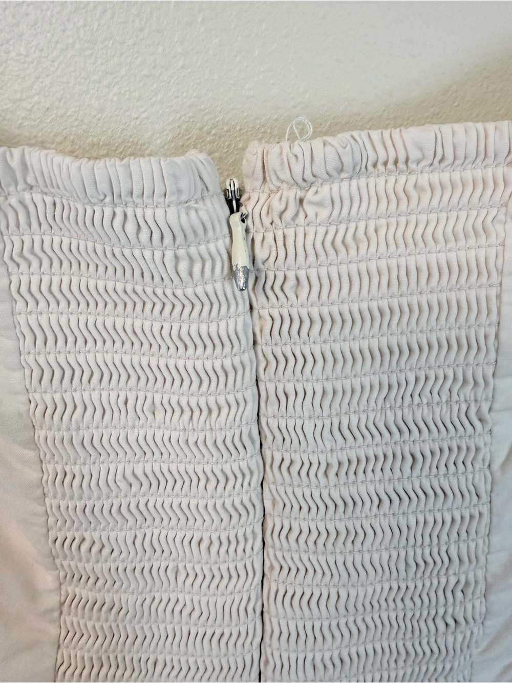 WeWoreWhat Strapless Corset Maxi Dress Ivory Cotton Poplin Size M - Picture 8 of 11